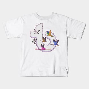 Team Building Birds Kids T-Shirt